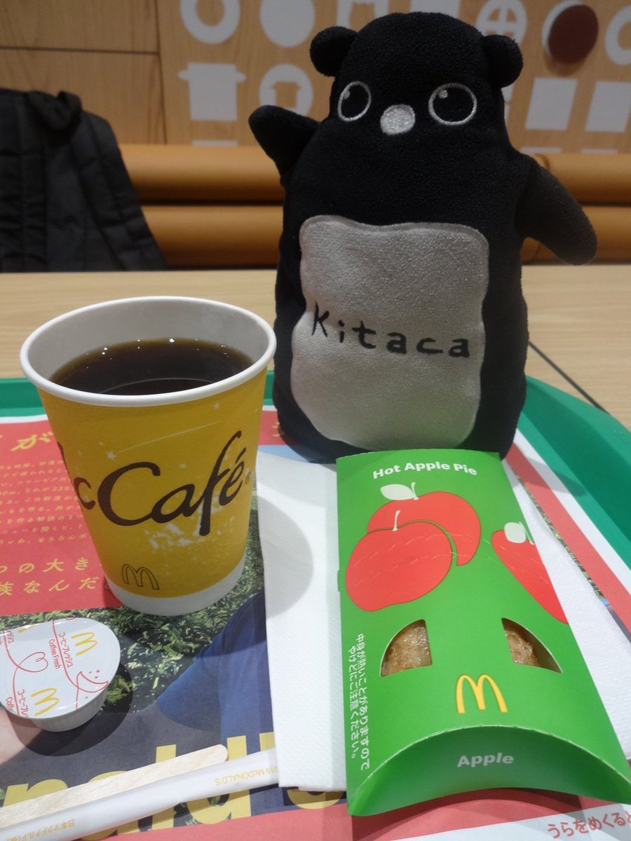 さてマクドナルドでひと休み。 コミケの新刊、及び既刊はBOOTHにて通販