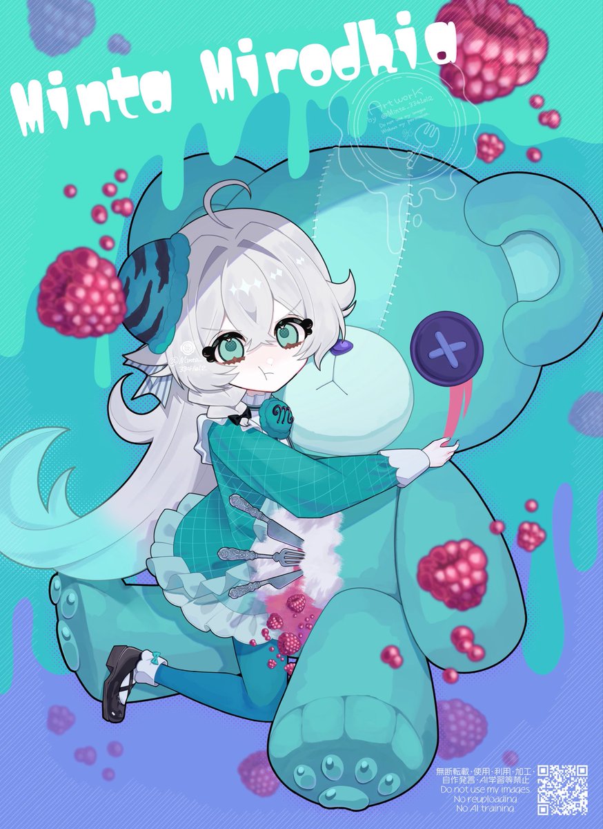 Minta_3341el3's tweet photo. #一次創作祭り夏の陣2026
#夏の創作クラスタフォロー祭り
#絵描きさんと繋がりたい

自由気ままにOCメインで描いてます〜
青緑・ミントグリーンがだいすきです！🩵🩵🩵 https://t.co/93v2rhc8zn