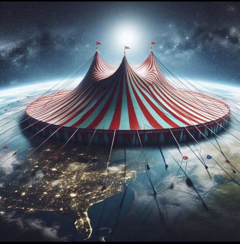 Real_JFKjr00's tweet photo. Enjoy the last few days of the circus 🤡 
It's time to go very soon and you will never be welcomed in our realm again.... Nothing can stop it. https://t.co/ZaaIbKpkS7