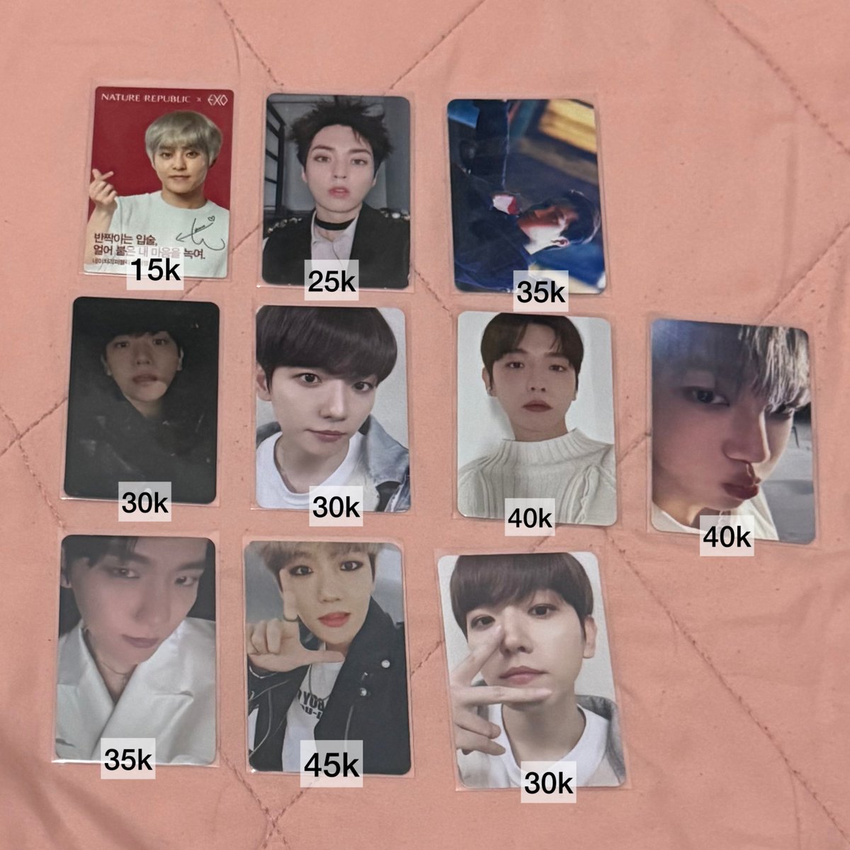 treasuregajaa's tweet photo. wts want to sell lfb 
ready ina, 🍊bisa oren keep event 

# tag xiumin suho sehun baekhyun kyungsoo chen kai chanyeol natrep exist lonsdaleite bambi teolaegi lmr tempo exo pc photocard 

dm for order!! ((mention after dm)) https://t.co/Ee4e9yssid