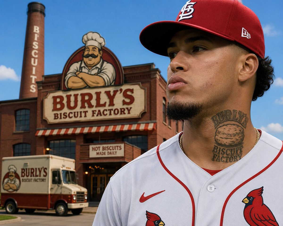 PowerBabyBabs's tweet photo. @JakeKilledThis @NolansFlow How about Joshua Baez gets a tattoo of Burlys Biscuit Factory? 🤣🤣 https://t.co/bYIY1ElrdI