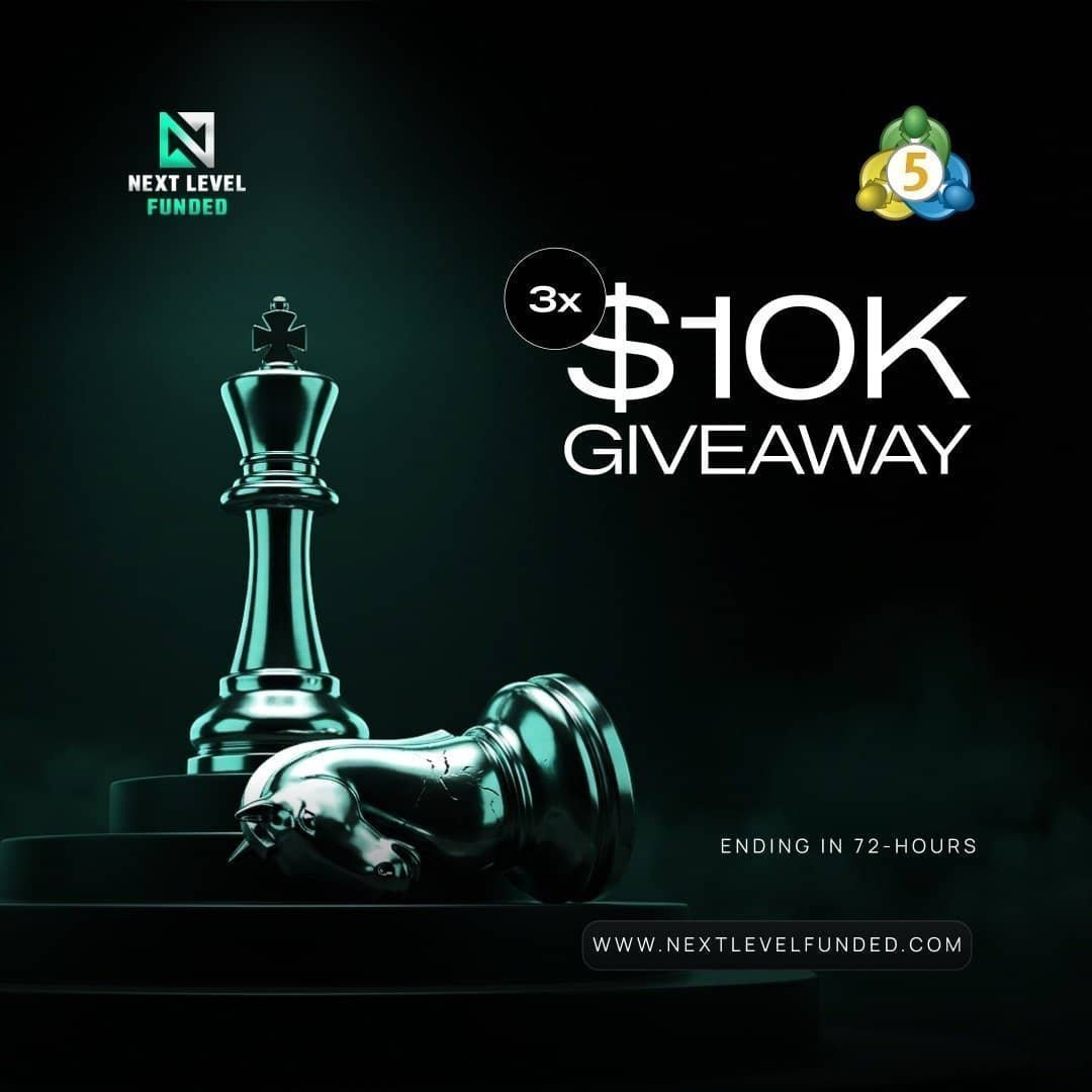 IBRAHIM7275181's tweet photo. 🎉 GIVEAWAY ALERT🎉

3 x $10,000 Challenge Accounts 

✅ How to Enter

1.Follow and register

@NextLvlFunded
@IBRAHIM7275181
https://t.co/Kw5Oo2o5EZ…
2.Join our Discord:
https://t.co/MXOmaT3iU5

3. Like & Retweet
4.Tag 3 friends
5.Also Follow:

@GarzaliH51580
@Sharubutufx 
@Mcourage_Tech
Winners in 72H