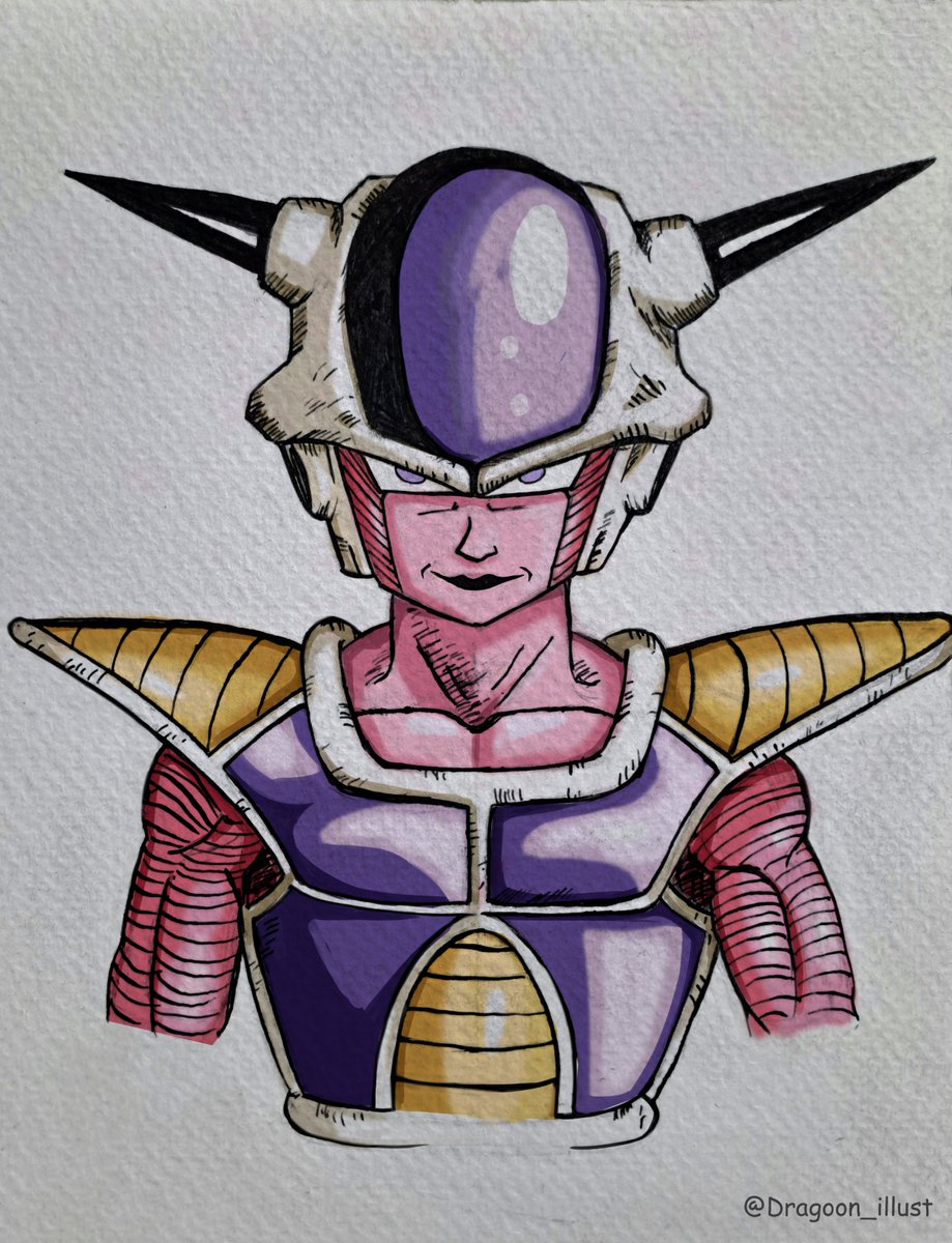 Dragoon__illust's tweet photo. フリーザ  |  Frieza  :- DragonBall Z  

 #イラスト #ドラゴンボール https://t.co/3TgRFbamzy