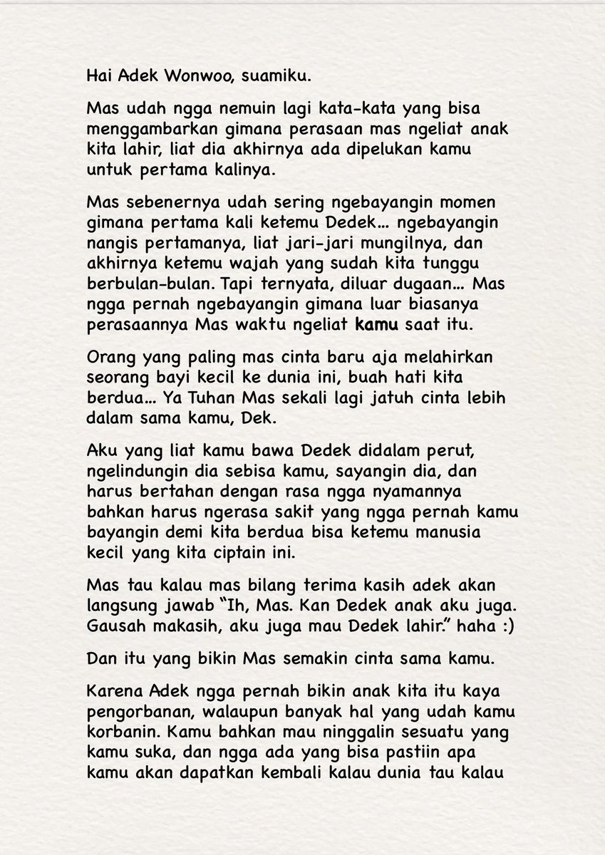 actormingy_u's tweet photo. Surat untuk cintanya mas @adek__wonuu❤️ https://t.co/AC98KcLaKP