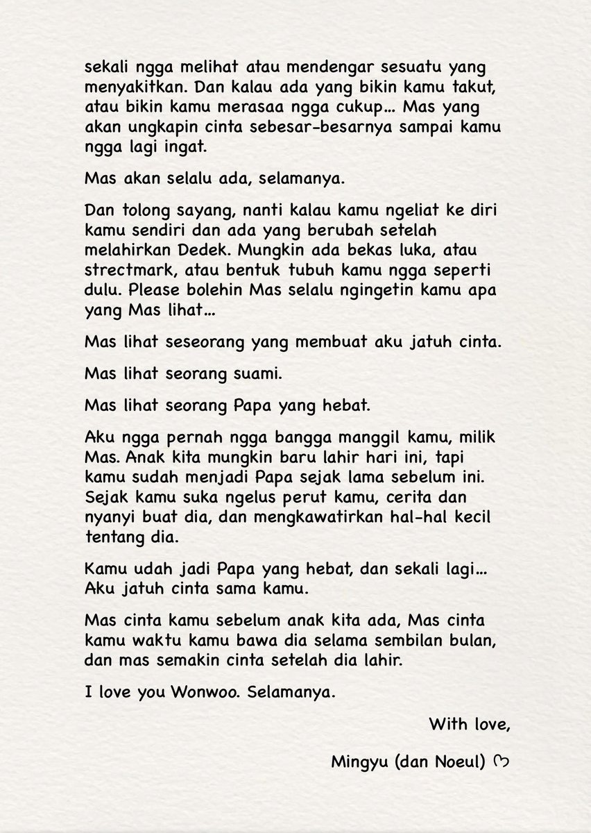 actormingy_u's tweet photo. Surat untuk cintanya mas @adek__wonuu❤️ https://t.co/AC98KcLaKP