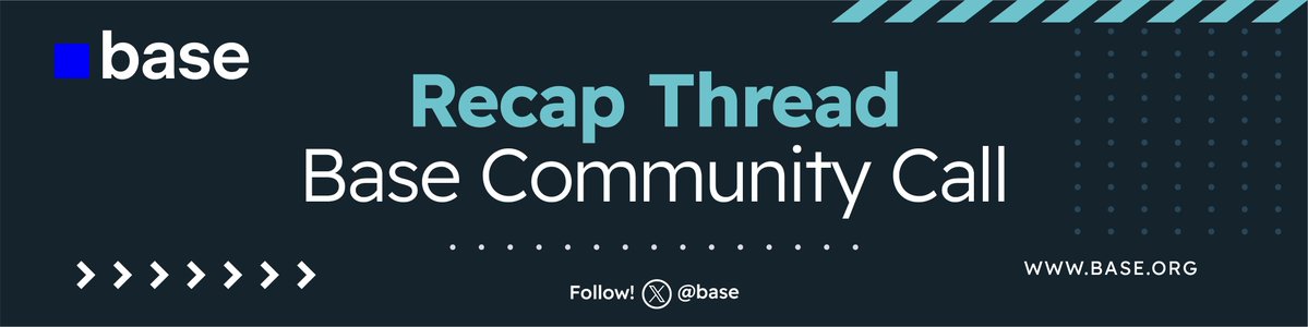AirdropUltemate's tweet photo. The Base Global Builder Call took place on August 6, 2026, giving builders an update on where Base stands now. Saumya (@saxenasaheb) and Nick (@Nibel_eth) hosted the session, and Jesse Pollak (@jessepollak) joined to discuss the State of the Network. The 76-minute call focused on operational data.

Recording: https://t.co/ql86F8v7dA

@base  @earnfirstdollar