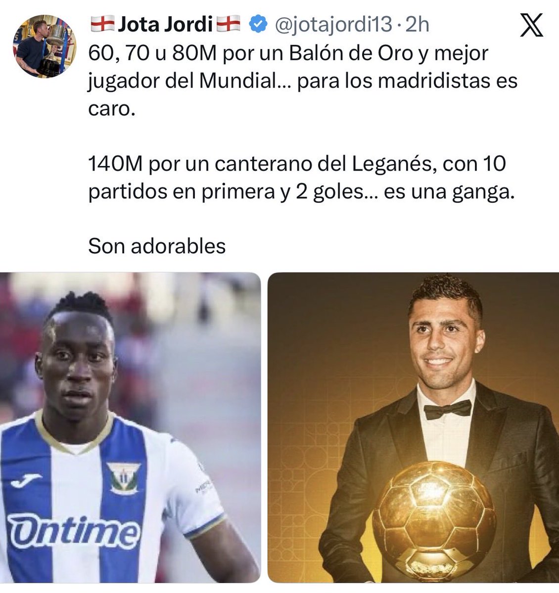 jc_sampaio's tweet photo. A esto sabemos jugar todos, Chota Ñordo.

¡Ay la demagogia! https://t.co/fgkIGo0sIk