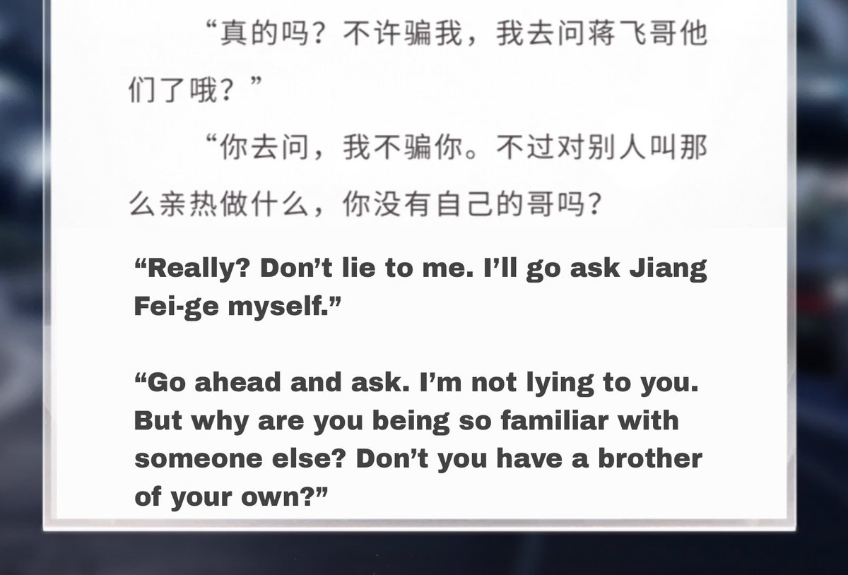 gfotome's tweet photo. the idea of caleb willingly sharing mc with someone else is so funny to me. he gets jealous when mc calls gideon “gege.” the only situation i could see is with his other versions, and even then he'd be jealous of them too. he's way too possessive for that to feel in character https://t.co/6dtCtVqKOe