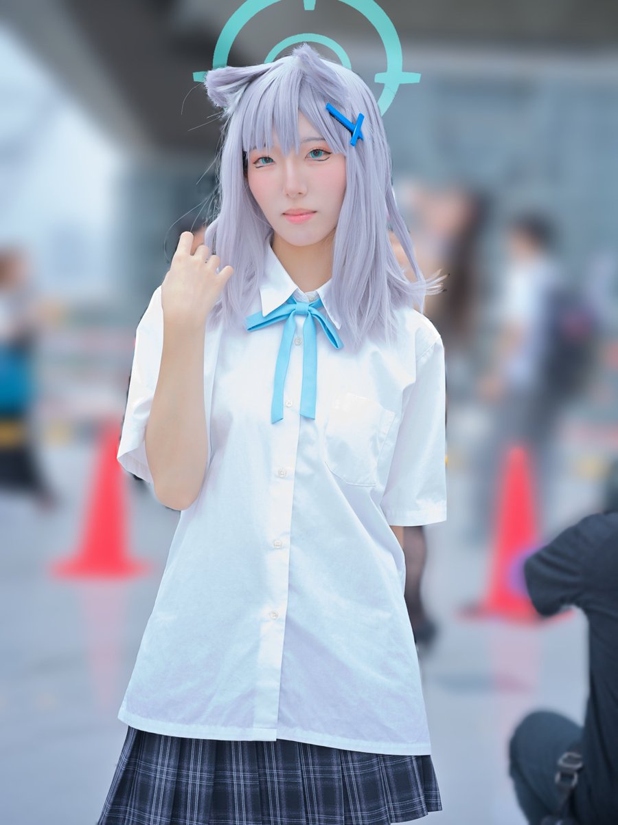 tkns_co_27's tweet photo. ⚠️ｼﾛｺ(ｺﾗﾎﾞ��ﾌｪ)cos⚠️
📸→@suspiciouslyu 様

#C108_cos
#C108コスプレ 
#ブルアカコスプレ https://t.co/Few4QUblRX