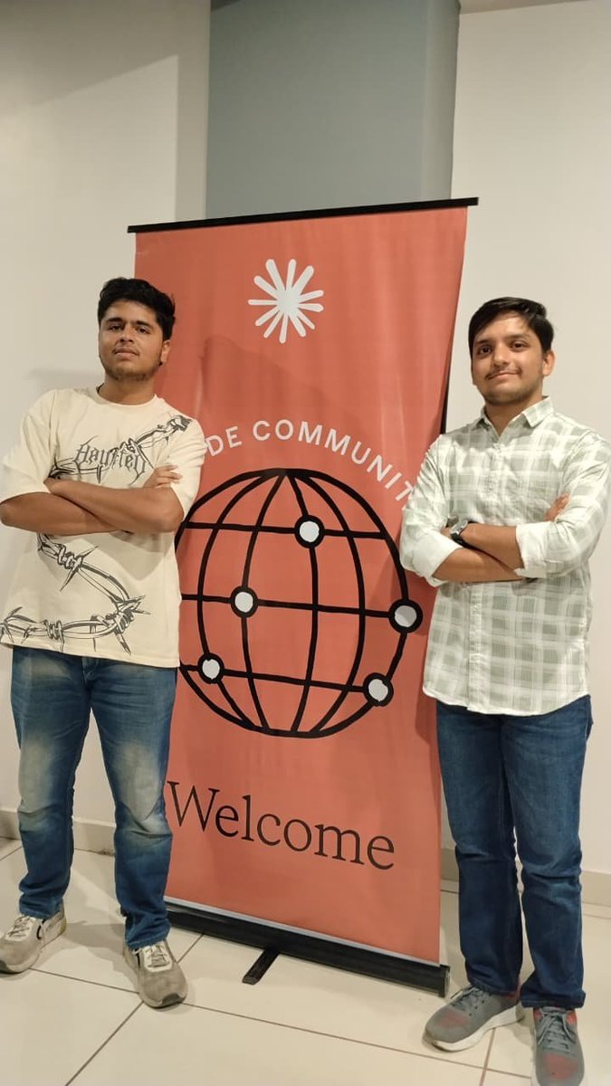 CodyAviral's tweet photo. First-ever Claude Community event in Indore! 🚀🤖
Amazing people, great conversations, and unforgettable vibes. ❤️‍🔥

#Claude #Indore #AI https://t.co/ZrbyLQVDFW