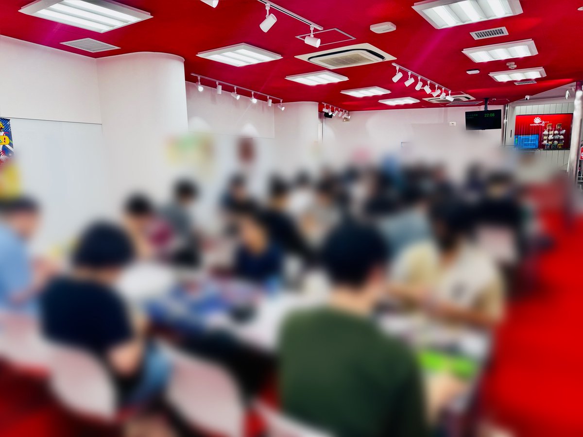 hareruya2tower's tweet photo. 【イベント情報】

5階イベントスペースにて開催中
『ふらっとポケカ交流会』
19時の部は34名の選手にご参加いただきました

晴れる屋2では毎日イベントを開催しております！

詳細は晴れる屋2通販サイトにてご確認ください！

https://t.co/mh4C23cnUC https://t.co/IJH9N5oVzp