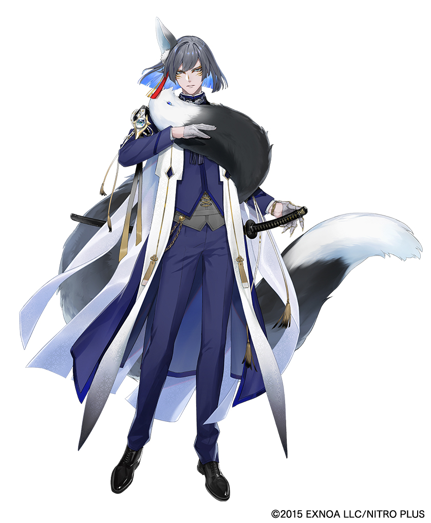 tkrb_ht's tweet photo. (1/2)
【新刀剣男士 太刀「狐ヶ崎為次(きつねがさきためつぐ)」】
古青江為次作の太刀。
保存状態は非常によく健全で、作中第一の名作でもある。
梶原景時の変で吉川友兼が梶原景茂を討った場所が「狐ヶ崎」だったことが名の由来。
清く正しく美しく、円滑な管狐の運用徹底のもと、百鬼夜行を経て本丸に配属された。
#刀剣乱舞 #とうらぶ #対百鬼夜行