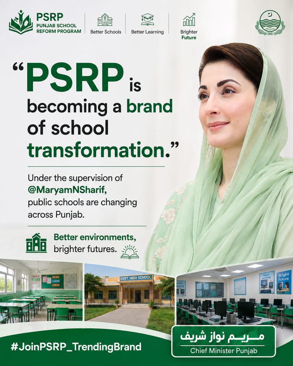 FarooqiansSgd's tweet photo. Every child deserves access to meaningful and quality learning opportunities.
Punjab is working towards this goal under the leadership of @MaryamNSharif.

#JoinPSRP_TrendingBrand https://t.co/98MHX9cEt3