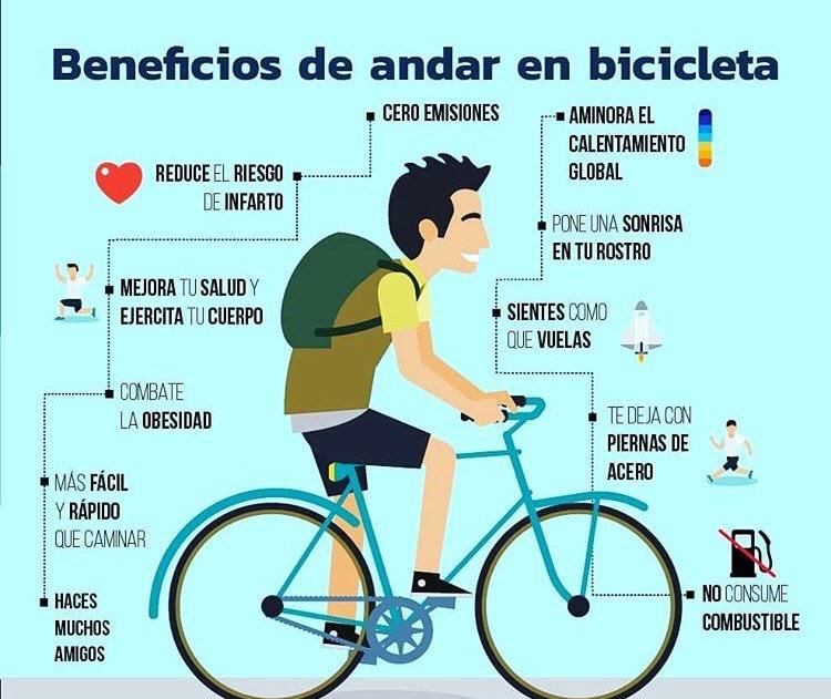 CF_Equilibrium's tweet photo. ¿Conoces los beneficios de la bici? Es una manera muy saludable de moverse y un gran deporte 🚲💪🏼 https://t.co/n4vorBEMtJ