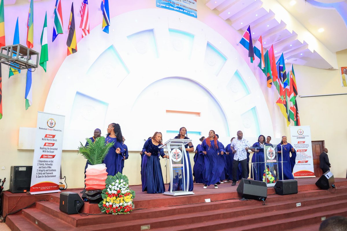 Wavinya_Ndeti's tweet photo. Currently worshipping at Redeemed Gospel Church, Kithimani, alongside the Wiper Patriotic Front Party Leader H.E Kalonzo Musyoka and fellow faithful.

It is a blessed Sunday to come together in worship, thanksgiving and fellowship, seeking God’s guidance and grace as we continue serving our people.