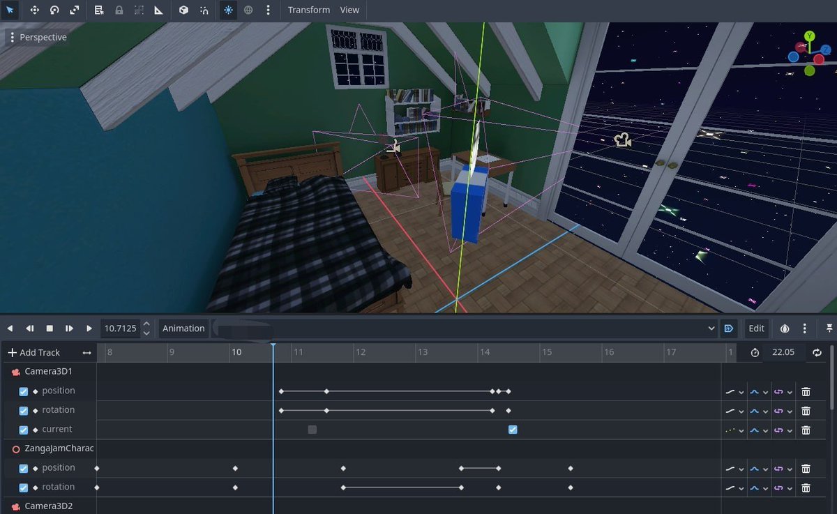 Bulldozer_Dev's tweet photo. Sneak Peak... 😉🔥
أكثر مشروع عملت فيه أشياء كنت أحلم اني اسويها من قبل.
الليلة بإذن الله.... 👀⌛
#GameDev #Godot4 #DevLog https://t.co/djM4WeIblm