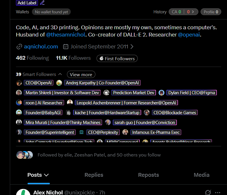 DarthMiaul's tweet photo. The OpenAI creator/researcher behind DALL·E 2, one of its biggest image generation models, just created his own meme frog

he created a frog and named it “Frock”

he basically trained OpenAI’s image model that generates endless memes, and now he made his own version that’s basically his own Pepe

(OpenAI even investigated frogs appearing across its models)
https://t.co/NAo1TF5vZP