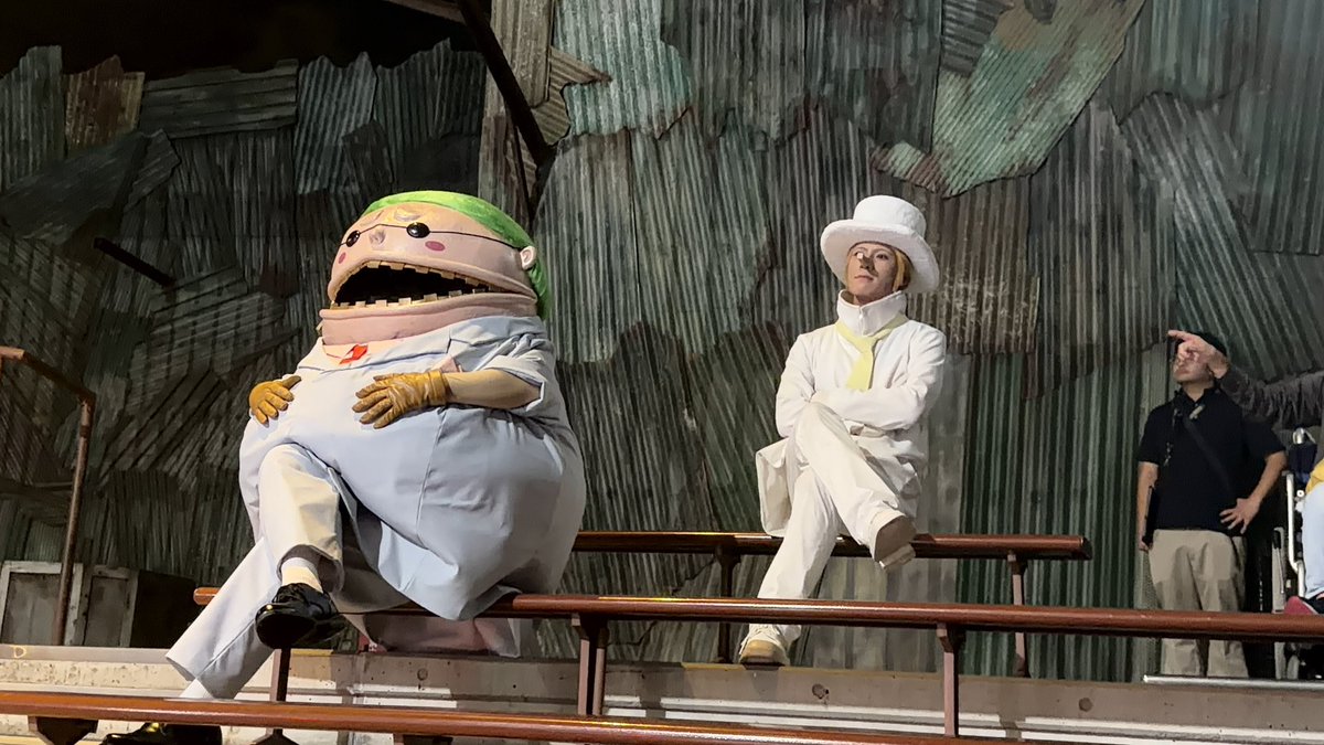 Miki111124's tweet photo. カク　フクロウ休憩中。笑

 #USJ  #ワンピースプレミアショー  #プレショ  #カク  #ふくろう https://t.co/hYOZwjNFGZ