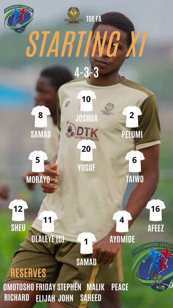 toe_academy's tweet photo. 🚨 MATCHDAY! 🚨
TOE FA begins our NLO journey TODAY! 🟢⚽
🆚 Super Accurate FC
🏆 NLO
The boys are ready. The mission starts now. 💪🔥
COME ON TOE! 🟢🟡
#TOEFA #NLO #Matchday https://t.co/2hDNLm5ajf