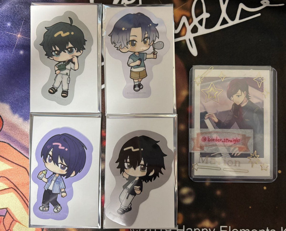 border_straight's tweet photo. 【交換 譲渡】エリオスR 東京タワー

譲)ステッカー:レン,セイジ,ニコ,ノヴァ
特典カード:ウィル,ニコ

求)ステッカー:ガスト,(左決まり次第)マリオンor定価+送料
特典カード:ガスト,マリオンor500円+送料

郵送のみ。纏めての方優先。交換譲渡優劣なし。検索からもお気軽にお声かけください。 https://t.co/cfR9o6bhWr