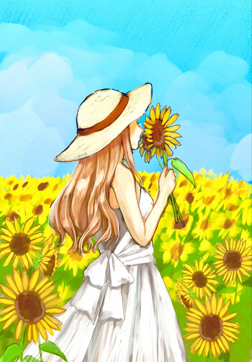 kpy_zzo0's tweet photo. ひまわりちぎるのはダメだよ https://t.co/UFuVS5mH3u