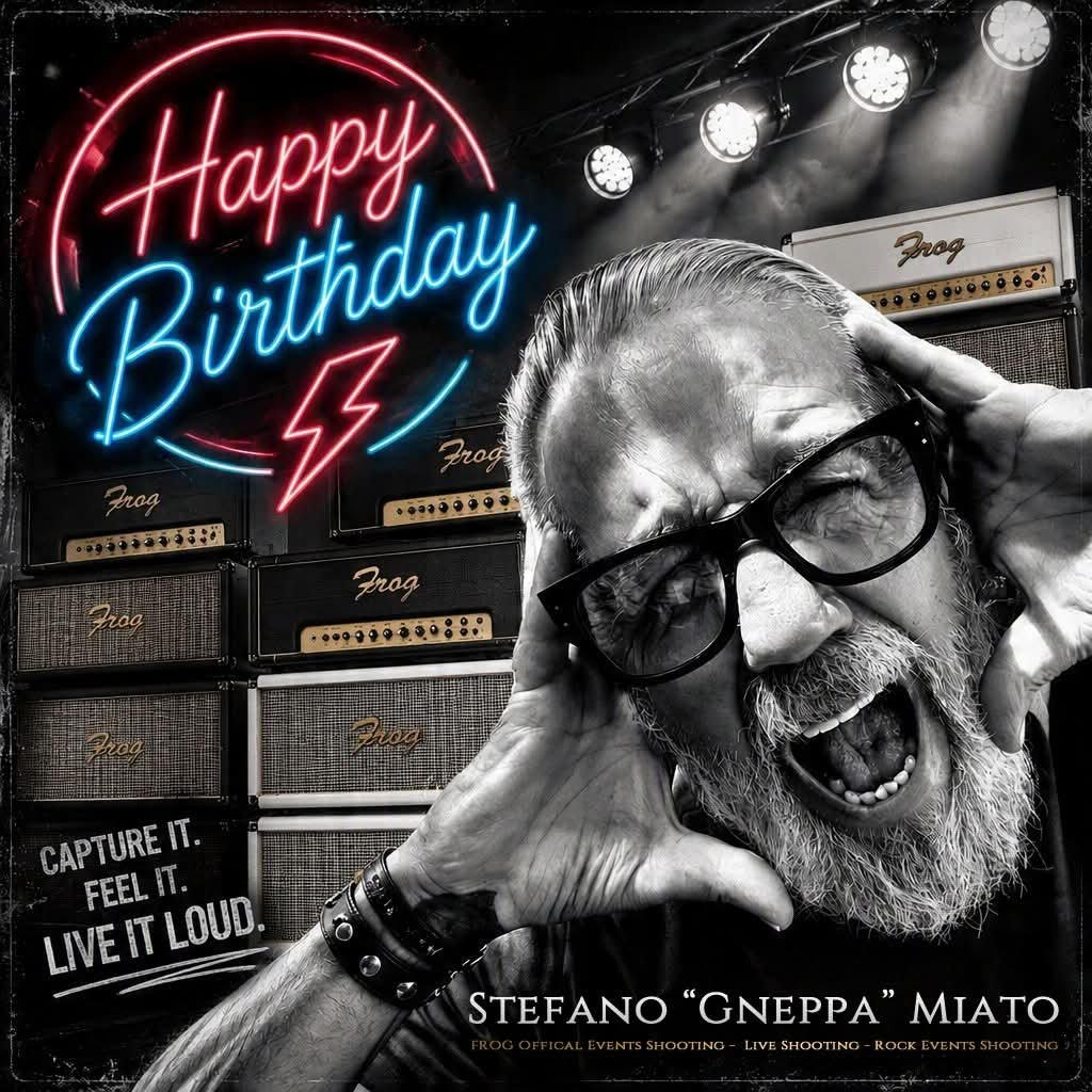 frogamps's tweet photo. Tantissimi Auguri al nostro Fotografo Ufficiale Stefano Gneppa  Miato!!! 🥰 https://t.co/5yYtcISlEy