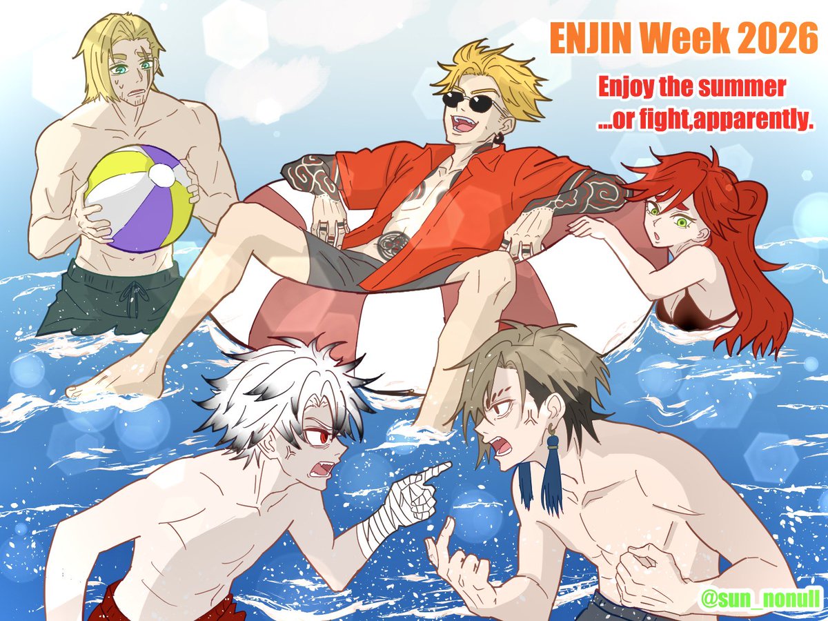 sun_nonull's tweet photo. #EnjinWeek 
#EnjinWeek26 
夏なので https://t.co/Ll8gqh0BXQ