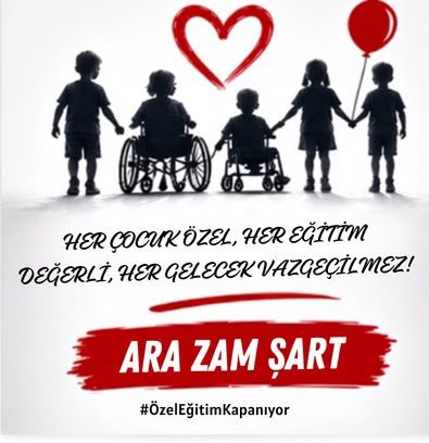 yildirk's tweet photo. Artan personel, SGK, servis, kira ve işletme giderleri karşısında kurumlarımız ayakta kalmakta zorlanıyor. Sürdürülebilirlik için ara zam şart!
#ÖzelEğitimKapanıyor
@RTErdogan @cbsbb @HMBakanligi @memetsimsek @tcmeb @Yusuf__Tekin @tcbestepe @iletisim @EmineErdogan https://t.co/FtOPxn90CV