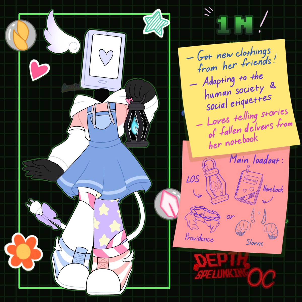 AnnieSweetCute1's tweet photo. 1N’s revamped refs!
(Floor entity &amp; Delver ver)
#depthspelunking #depthspelunkingoc https://t.co/DQgVe42MrM