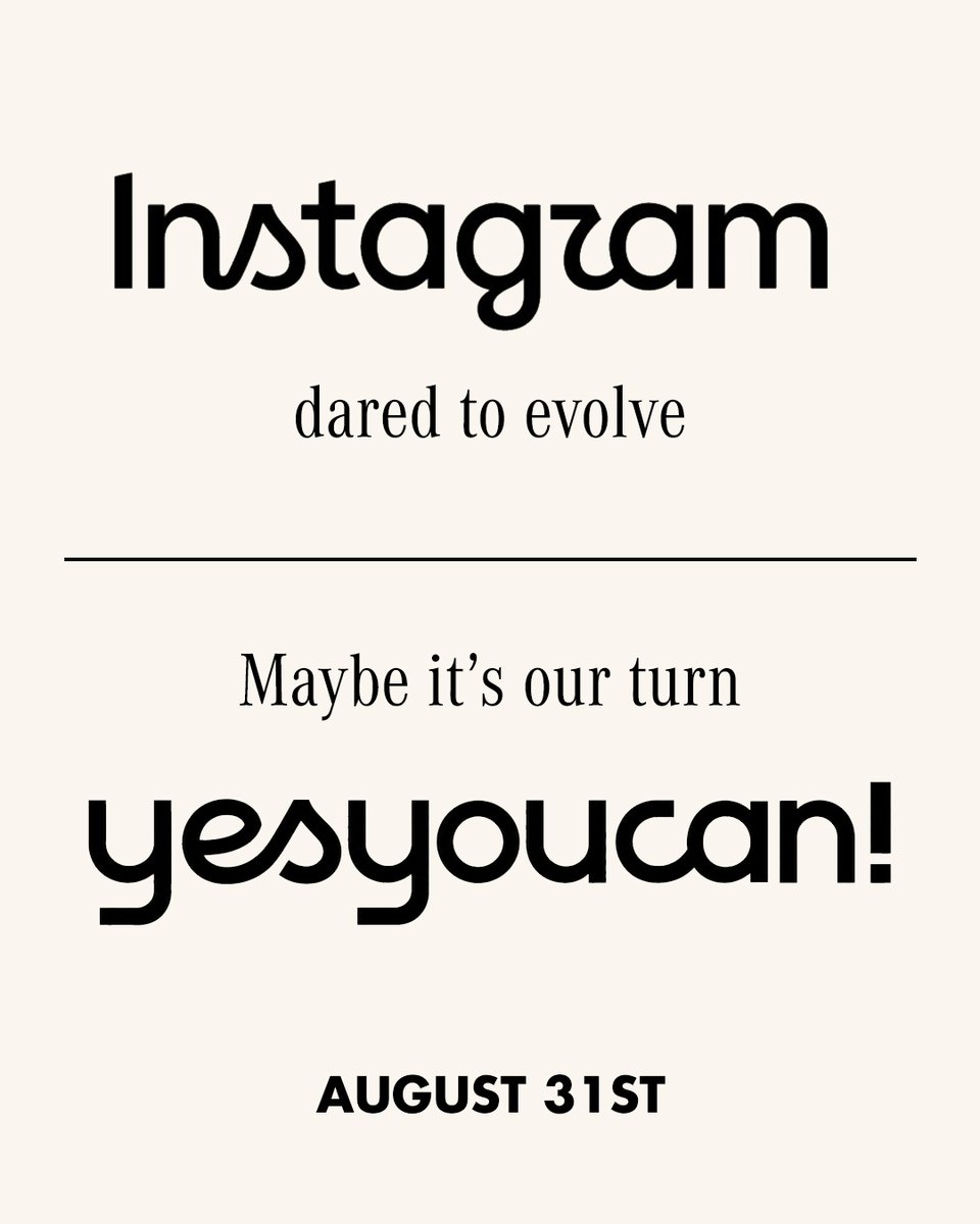 alejandrochaban's tweet photo. Change looks good on Instagram. Maybe it’ll look even better on us 👉 August 31st @yesyoucan https://t.co/sqtoDE0Qtu