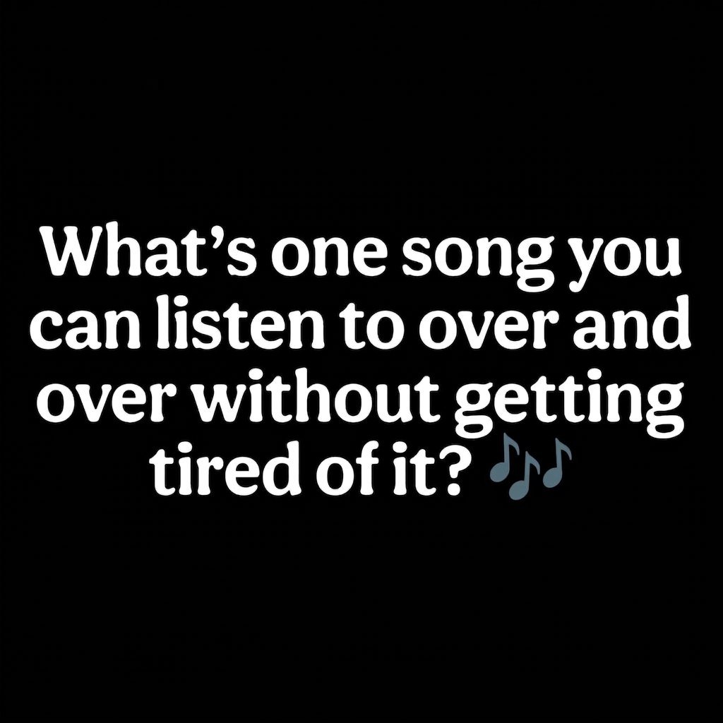 Marinayzen's tweet photo. I'm always curious what song people never skip? https://t.co/qzSblT6nEm