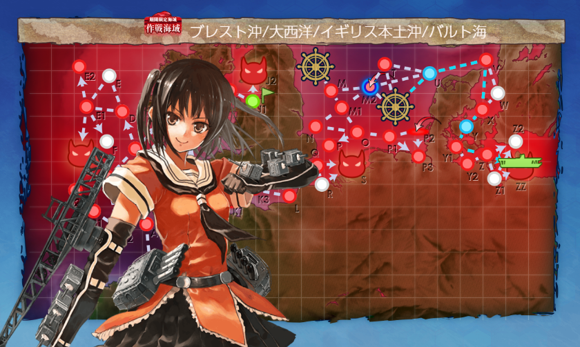 yasen_dai_0216's tweet photo. E5-4甲W川内旗艦で終わり！～Visbyを連れて～

到達24回でついに引いてしまいました
しっかり味わい尽くした点と、彼女の立ち姿と声のかっこよさが少し好きだったので、手は滑りませんでした

いつも通り足柄さんと陽炎型も一緒にいけてよかった！ https://t.co/MUzleoT1Nz