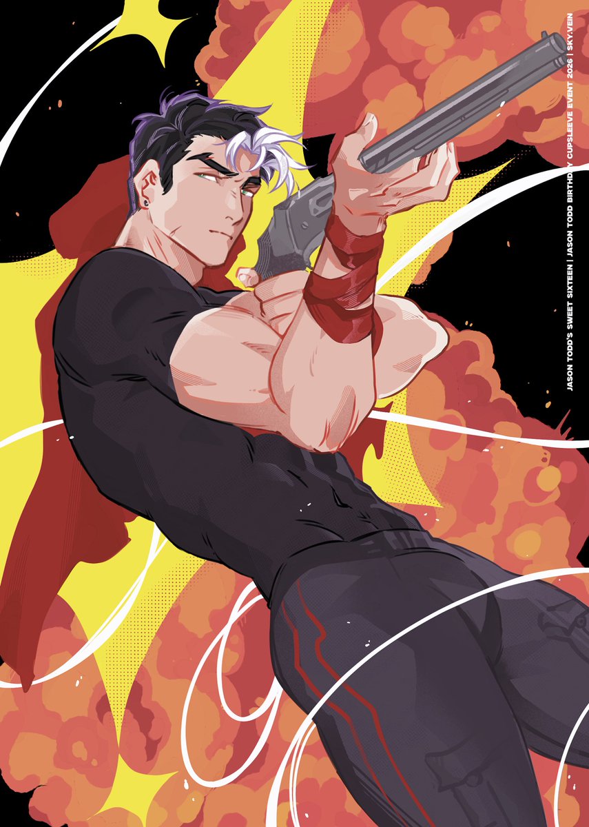 incndescence's tweet photo. some other jason todd birthday cse art that I made!! https://t.co/oIBX4H6MoM