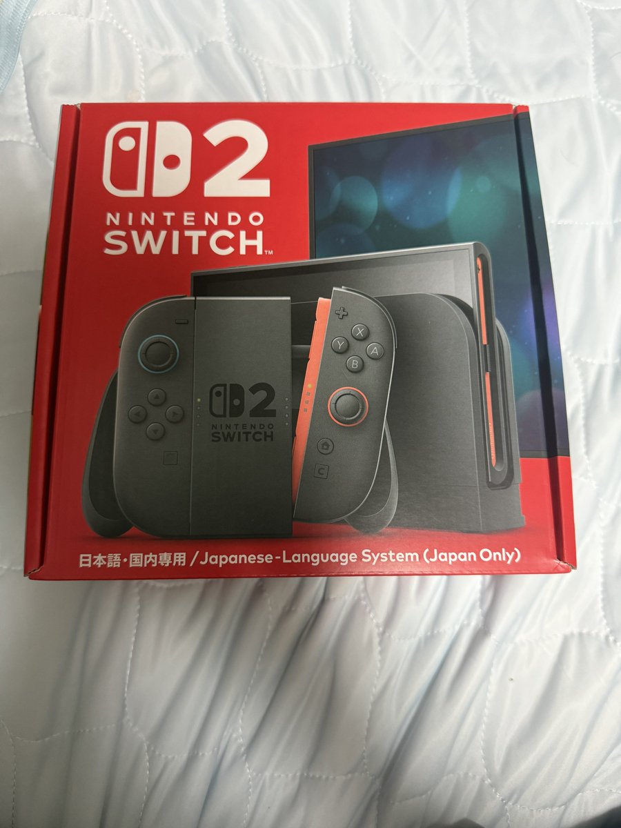 Ina_kari61's tweet photo. そういえば今日Switch２買った https://t.co/edKrsJzcn5