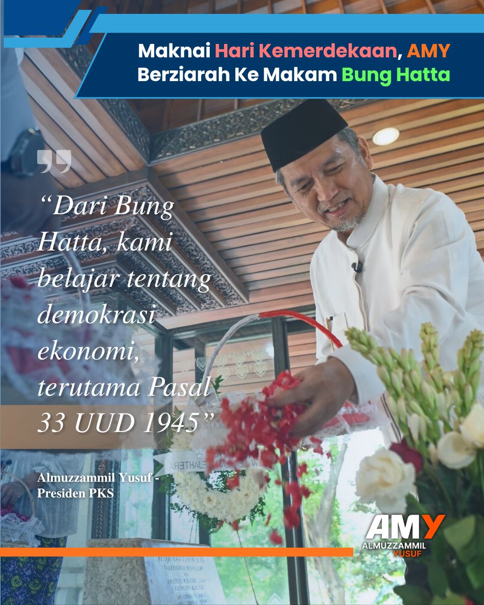 fiki_mt's tweet photo. Hmm ga perlu diraguin lg, Amanat AMY emang selalu berbobot dan berisi 🇮🇩 #PKS81TahunRI https://t.co/9hixLc1NYv