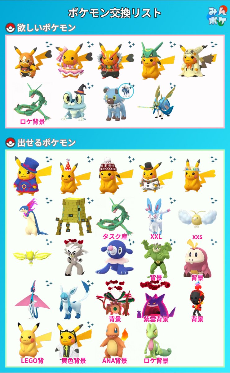 sabotent4rou's tweet photo. リモートです、欲しいポケモン以外にも提案お待ちしております。
#ポケモンGO #ポケモンGO交換 https://t.co/3LUI2zCQ9Q