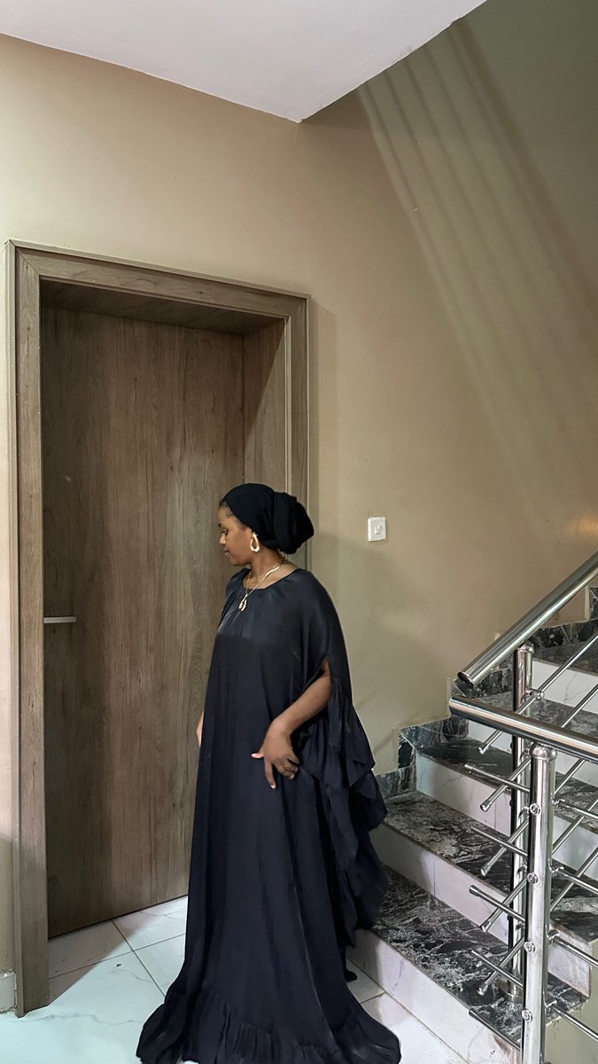Bilkisuuuuu's tweet photo. Meet Black Liquid boubou
Effortless. Feminine. Elegant.

A fluid black liquid organza boubou paired with an inner, designed to make a statement while keeping things effortlessly graceful.

🏷️ ₦40,000

Would you wear her?
Limited pieces available.
Order yours now.
@bynaninyaa https://t.co/5PgeG10LqK