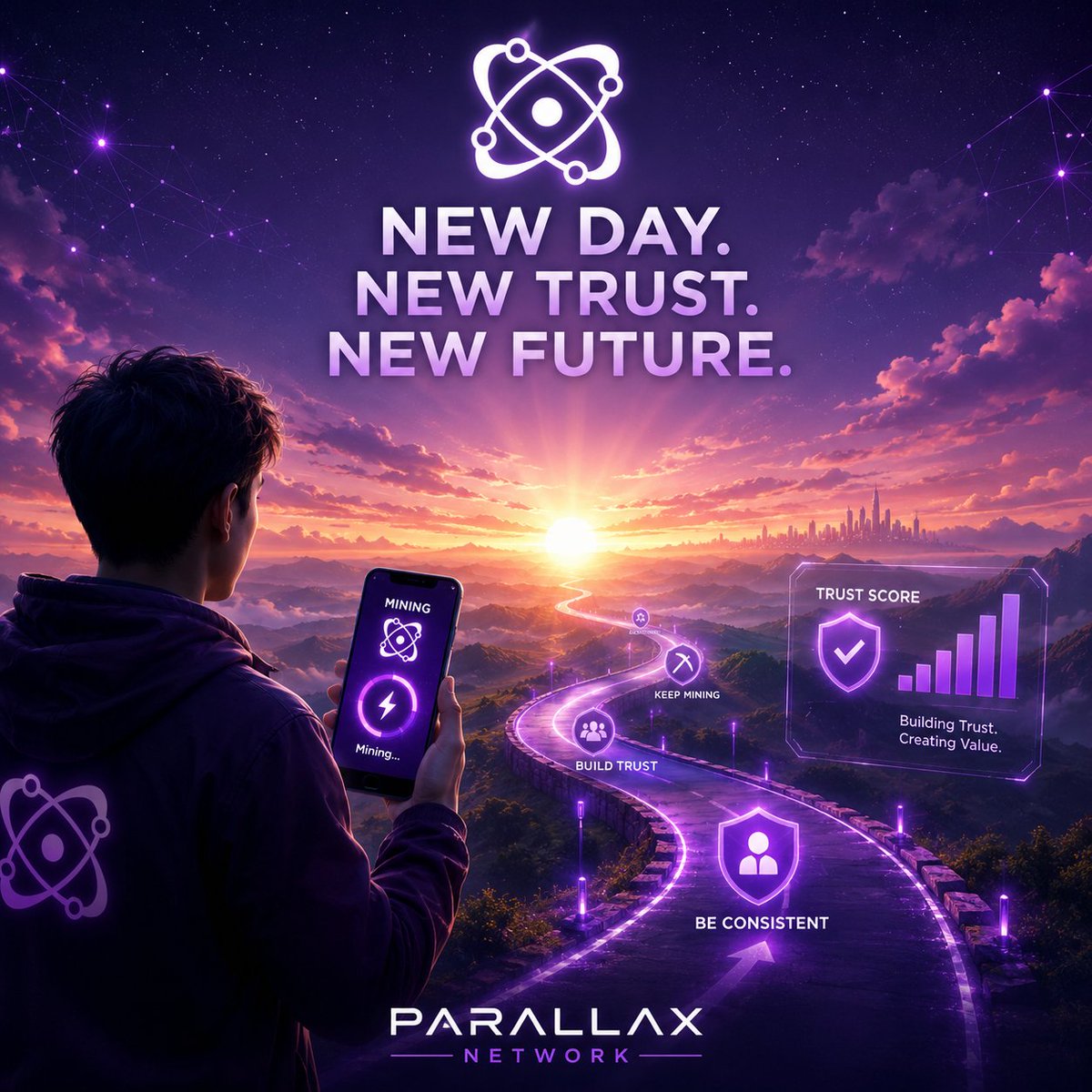 FahimPAX's tweet photo. 🌅 New Day. New Trust. New Future. 💜

Yesterday doesn’t define your journey. What matters is showing up today, staying consistent, and building your trust step by step.⛏️

🎁 Join @networkparallax Code: 69529508
Built on Trust. Powered by People.

#ParallaxNetwork #Parallax #PAX https://t.co/VVqoQrbju3