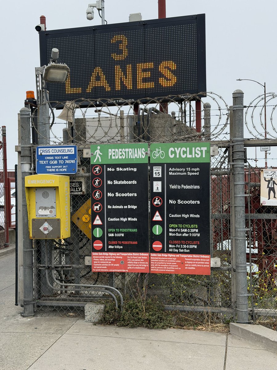 zachklein's tweet photo. Ten dollar toll and one of the most important examples of architecture in the world, yet this is what we let tourists see when they visit the Golden Gate Bridge. https://t.co/YqHetw9ijT
