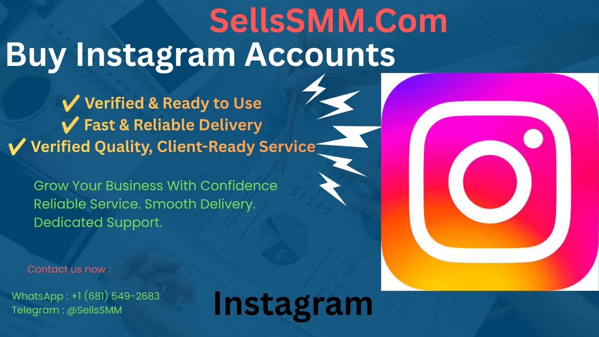 SellsSMMBusines's tweet photo. Need Instagram for your brand or business? Get practical setup guidance and support to build your presence the right way.

📲 Telegram: @SellsSMM

#Instagram #InstagramForBusiness #SocialMedia #DigitalMarketing #SellsSMM #DomingoLegal #IndyNaESPN #buy #google #Twitter @Everyone https://t.co/vCvBO8i8qS