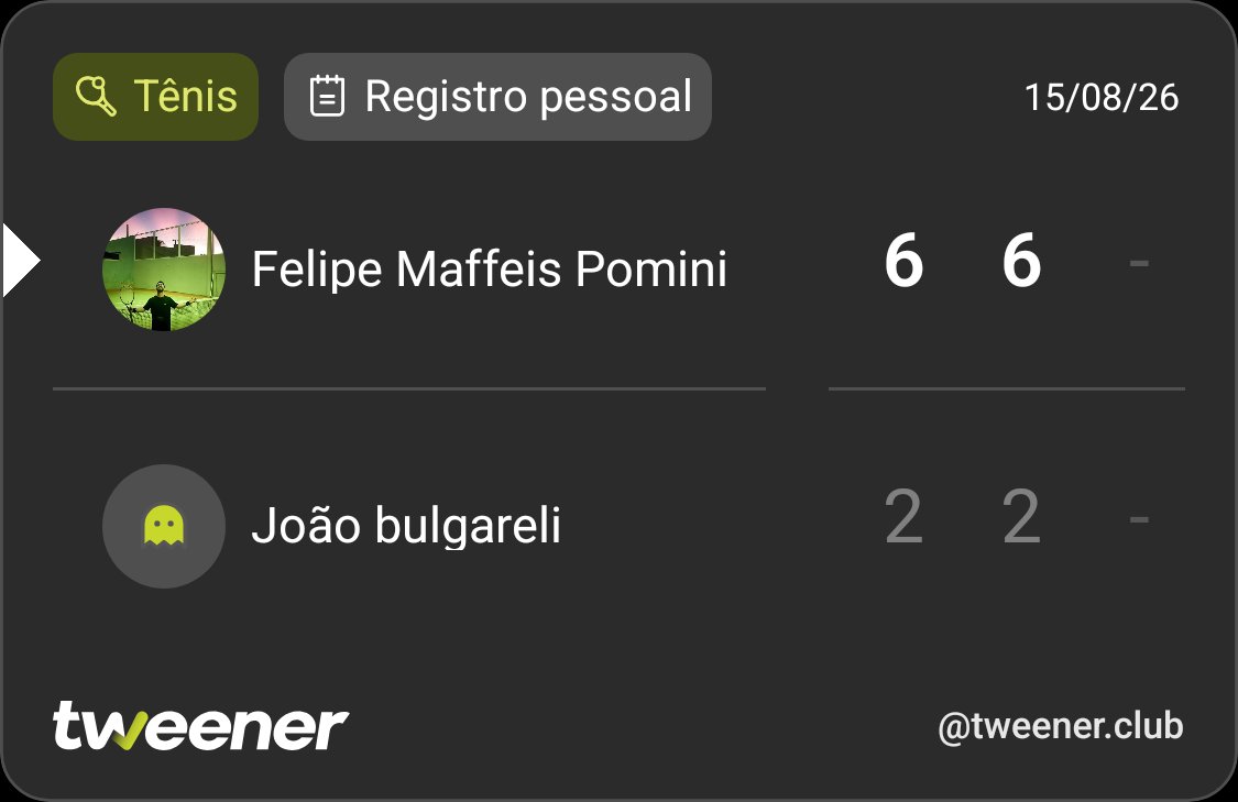 PominiVGC's tweet photo. E também ontem acabei jogando meu primeiro amistoso de tenis e jogamos bem! To muito feliz de estar jogando esse esporte maravilhoso que sou apaixonado deis de criança. https://t.co/7a4OKXPOcw