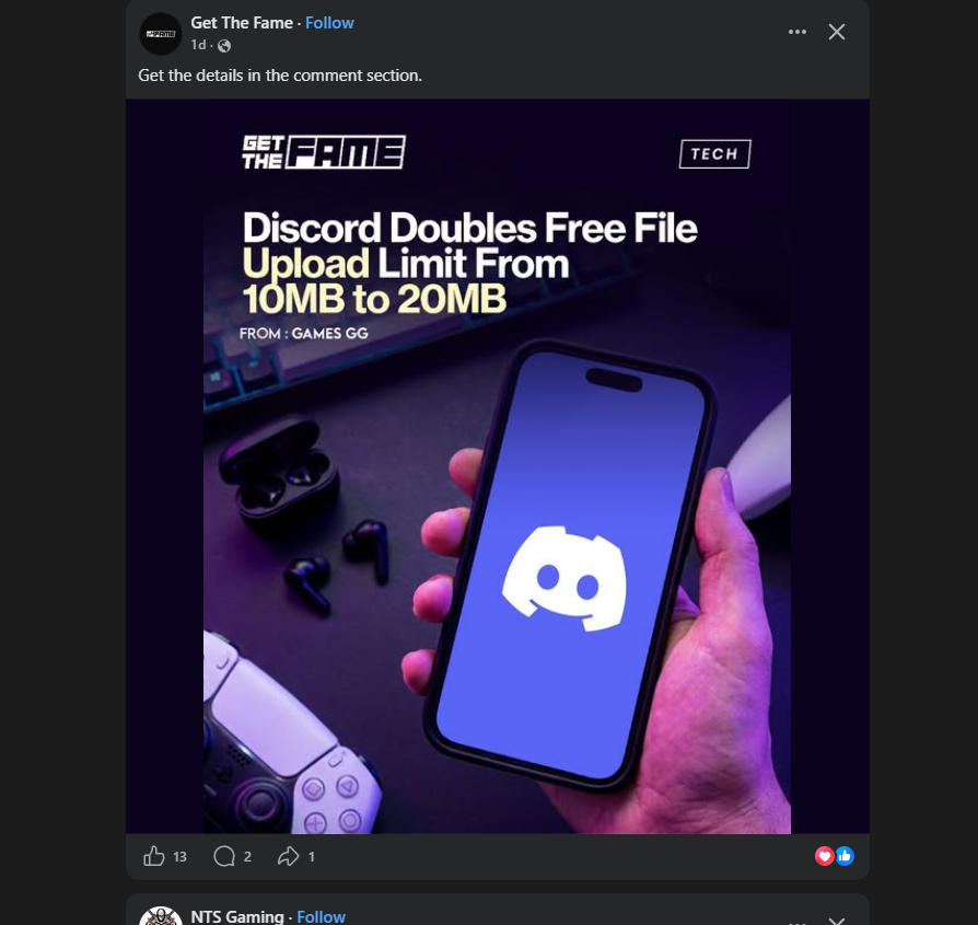 modvc_org's tweet photo. At least we have 25 mb (5 mb more : ) )
#discord #modvc https://t.co/3wcEi0jl4Q