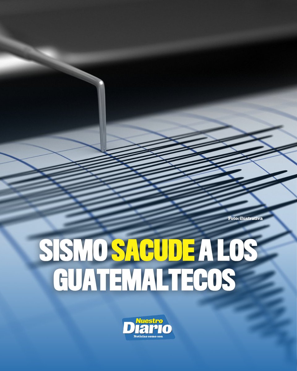 NuestroDiario's tweet photo. ⚠️ SISMO SACUDE A LOS GUATEMALTECOS ⚠️

El INSIVUMEH informó sobre un temblor de magnitud preliminar 5.0 con epicentro en el océano Pacífico. El fenómeno fue registrado a las 09:52 horas. 

#NuestroDiario, noticias como son. 📰
#SucesosND #SismoGT #TemblorGT https://t.co/HtfLr2x8eK