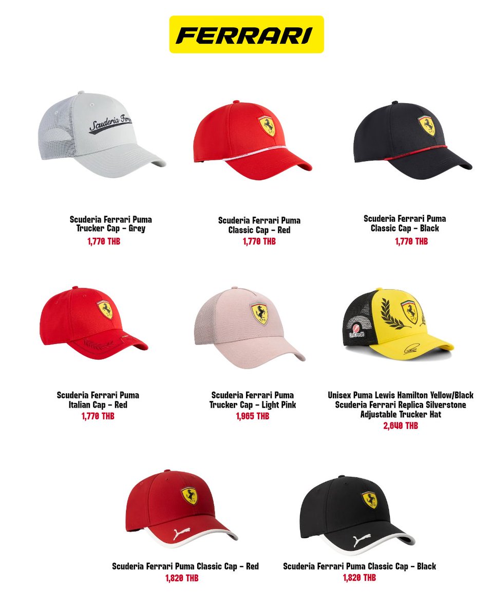 Cutie_Rabby's tweet photo. Pre-Order✨
 [Ferrari Team Cap]

📦ราคาสินค้ายังไม่รวมค่าจัดส่ง

AIR 3 - 4 weeks
SHIP 45 - 60 Days

📧 สนใจทัก Line หรือ DM

#ตลาดนัดF1 #พรีออเดอร์อเมริกา #พรีเมกา #พรีออเดอร์usa #พรีออเดอร์เมกา https://t.co/Uf8djIVnYO
