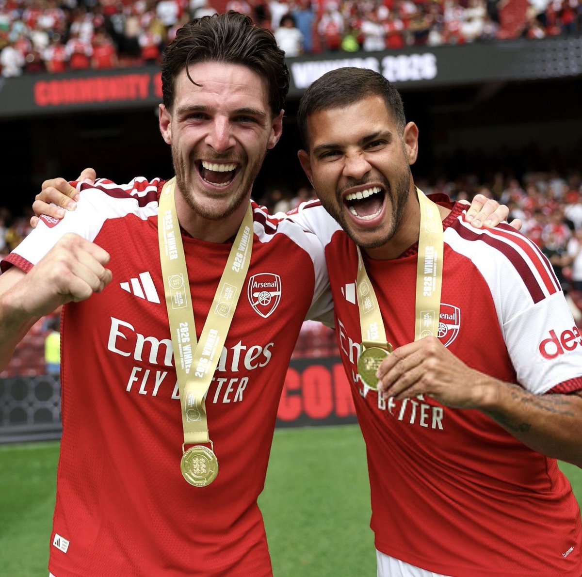 afcstuff's tweet photo. Declan Rice x Bruno Guimarães. 🏅 https://t.co/oBGLQDiHQS