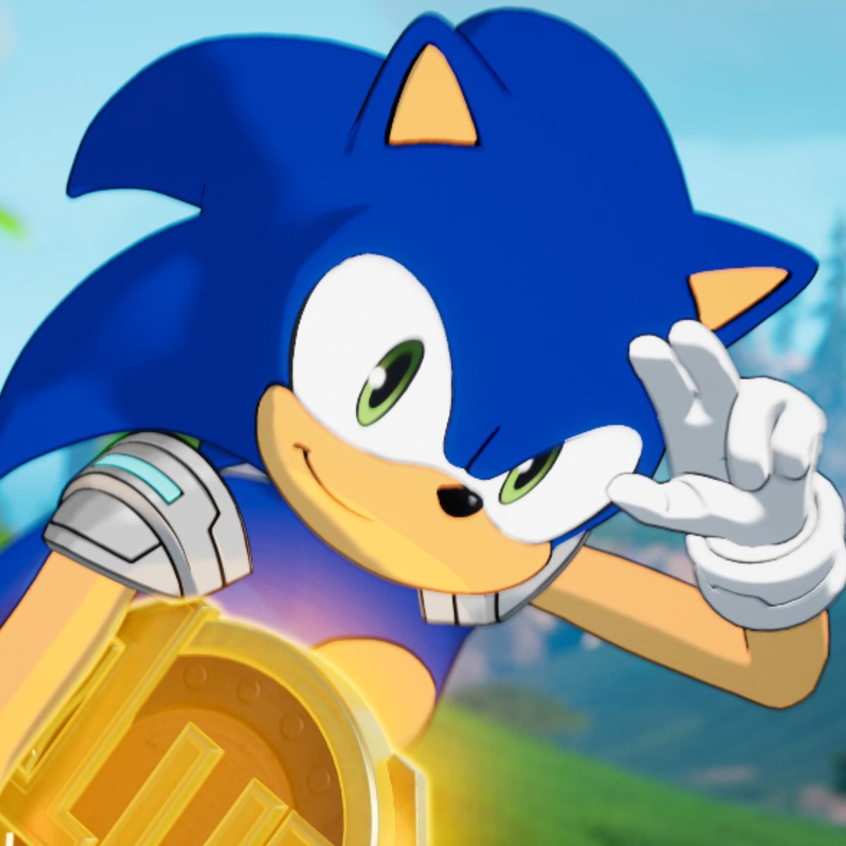 TheCartoonBase's tweet photo. First look at Sonic in FORTNITE. https://t.co/IwL2BRBT7f
