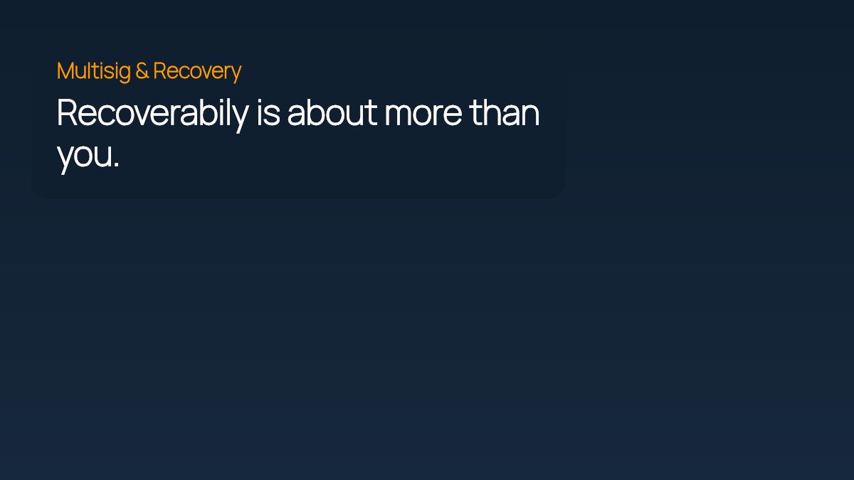 bitcoinira_io's tweet photo. It's about ensuring your beneficiaries can recovery your bitcoin if something happens to you. https://t.co/04t6kkGqRw