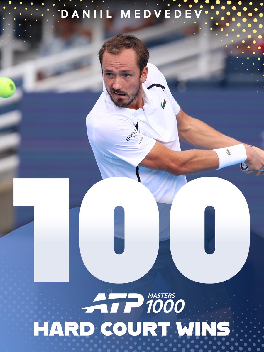 CincyTennis's tweet photo. Hard court specialist🔥

#CincyTennis | @DaniilMedwed https://t.co/UBpc6fMwaL