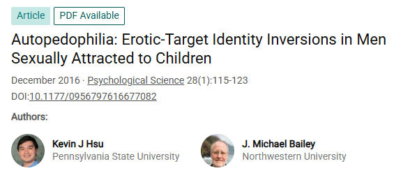 AI_EmeraldApple's tweet photo. I did some research the other day and ran across this term called autopedophilia... 
Then it makes total sense why so many of these "transwomen" have a sexual interest in femboys under the guise of "transkids". 
This is why they are so 'driven'; their defense of trans ideology is sexually motivated.