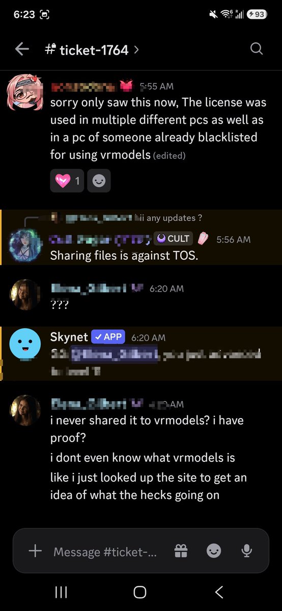 ClaraSmithies's tweet photo. @VRChat  

this site is not reccomended falsely accused me of stealing avatars not to mention i only have one vrchat Account Hamham10101

Keep In Mind Didnt Answer me For Quite The While  Had The Audcity to accuse me of shareing files i use my dads pc mind you im only 20 https://t.co/GafyNDRogC